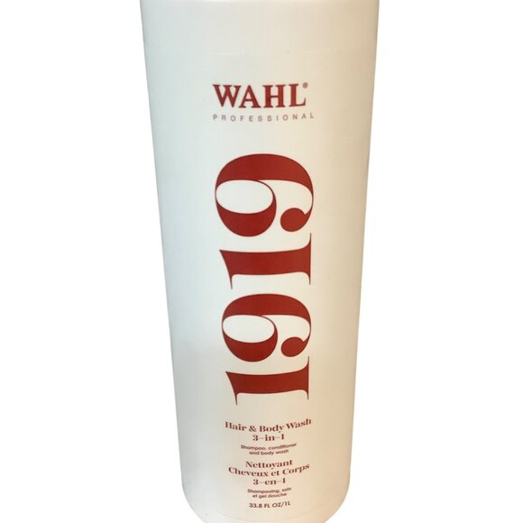 Wahl 1919 Hair & Body Wash 3-In-1 Shampoo Conditioner 33.8 oz Men Professional - Picture 2 of 7
